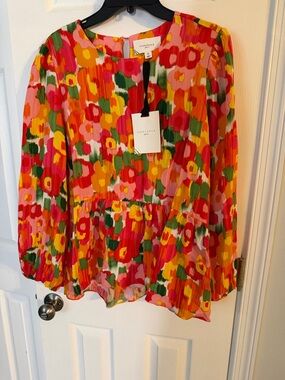 Pomander Place Carlota Peplum Blouse